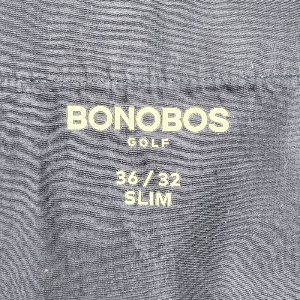 Bonobos Golf Pants Houndstooth Navy Blue Gray 36/32 Slim - Picture 10 of 11